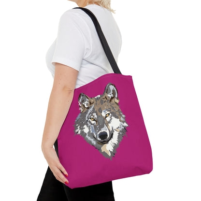 Tote Bag: Wolves Pink