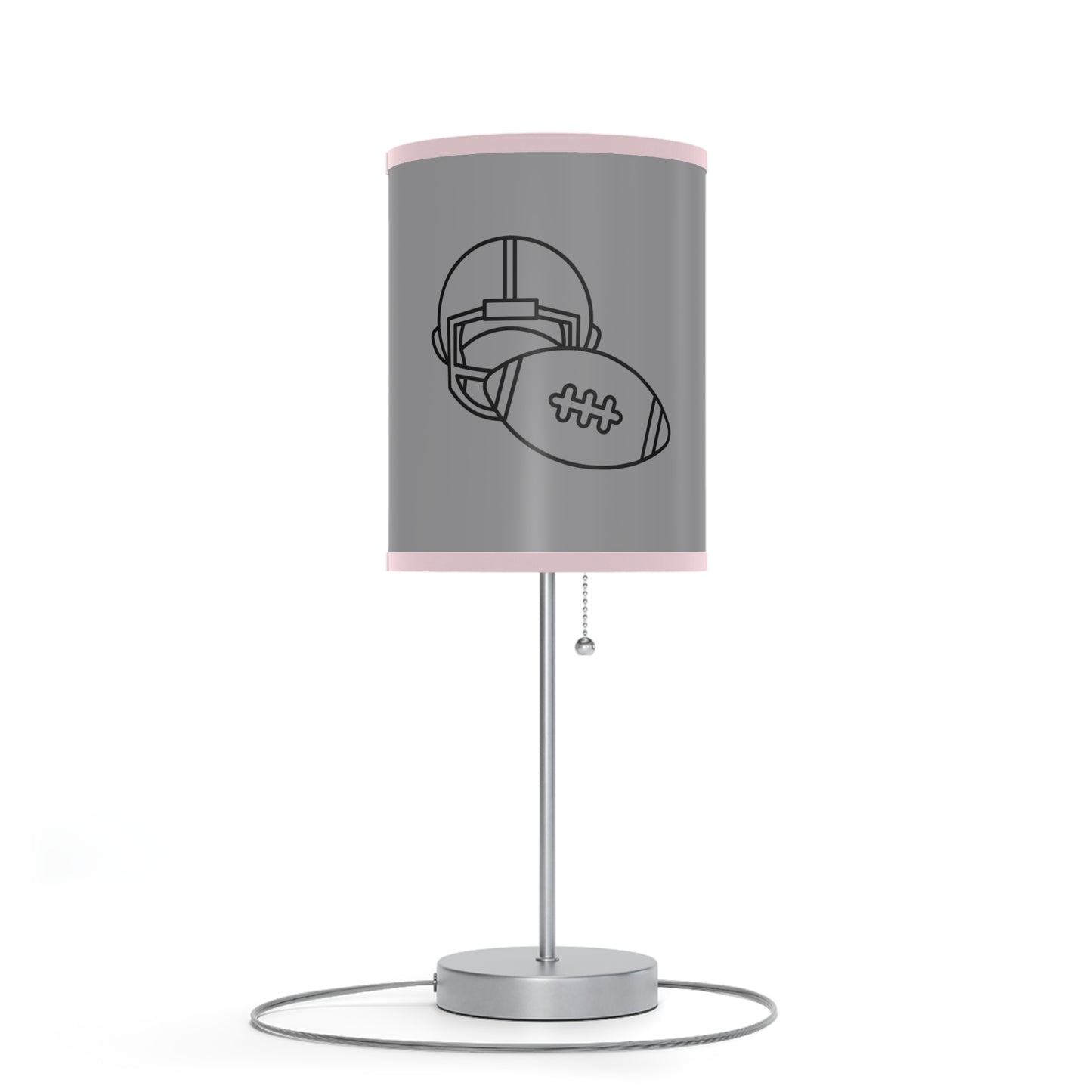 Lamp on a Stand, US|CA plug: Football Grey 