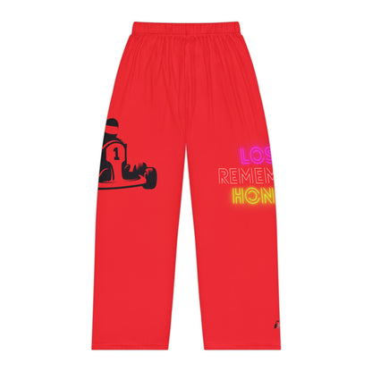 Pambabaeng Pajama Pants: Racing Red 