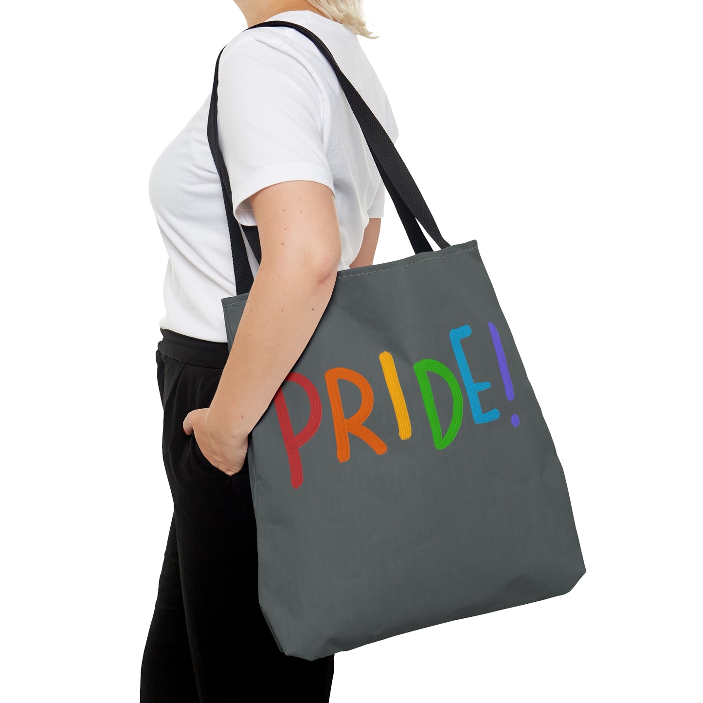 Tote Bag: LGBTQ Pride Dark Grey