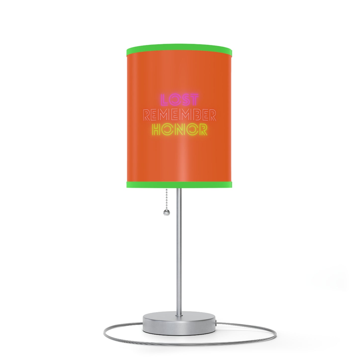 Lamp on a Stand, US|CA plug: Baseball Orange