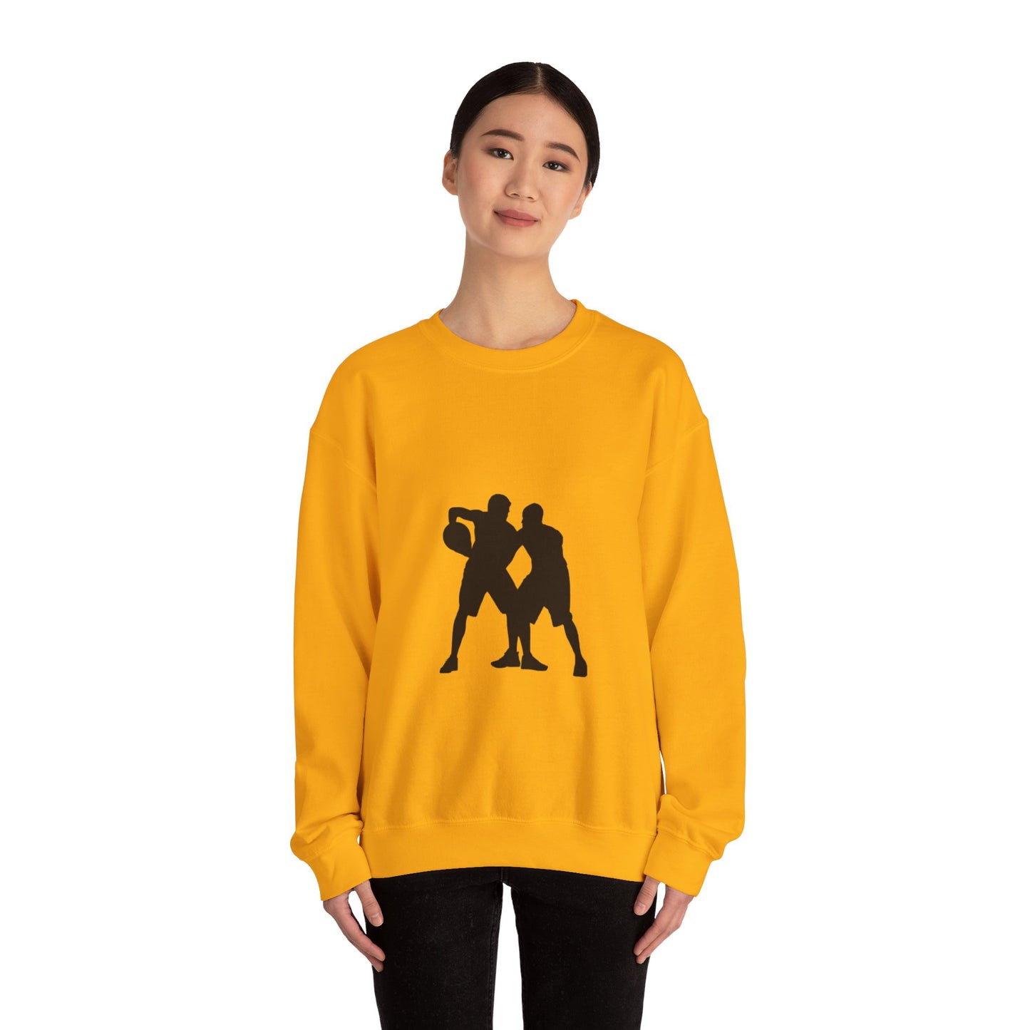 Heavy Blend™ Crewneck Sweatshirt: Basketball #1 