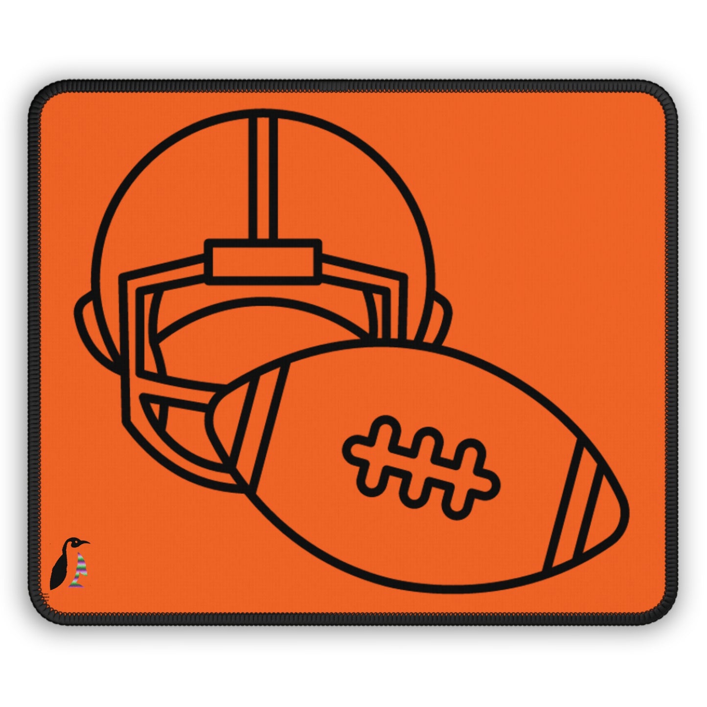 Gaming Mouse Pad: Football Orange