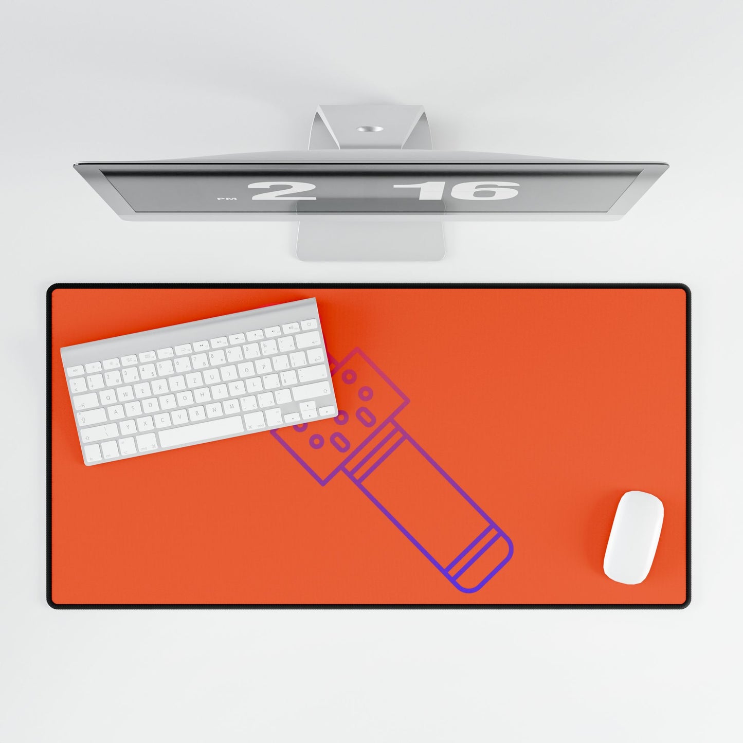 Desk Mats: Music Orange