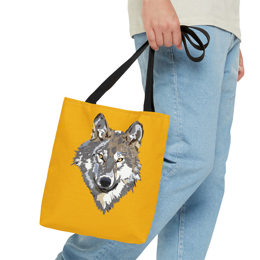 Tote Bag: Wolves Yellow