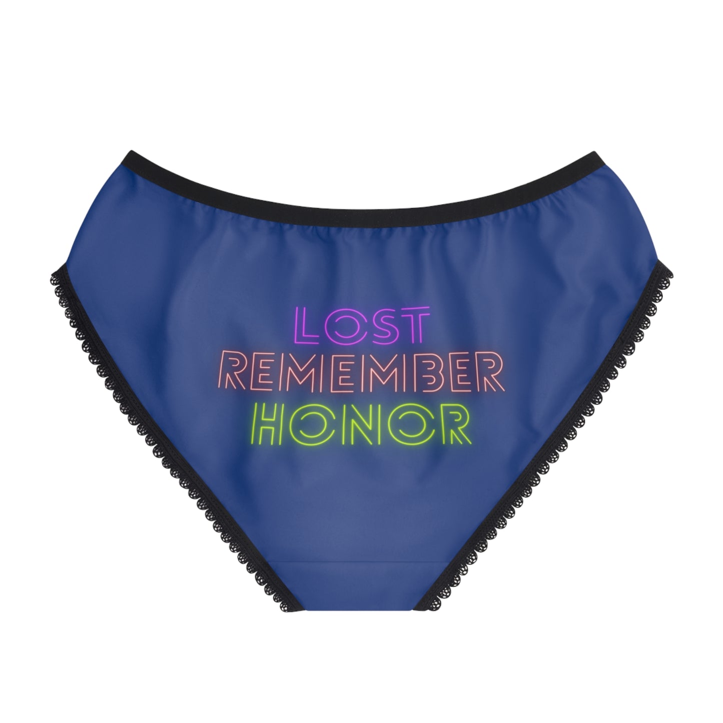 Women's Briefs: Lost Remember Honor Dark Blue