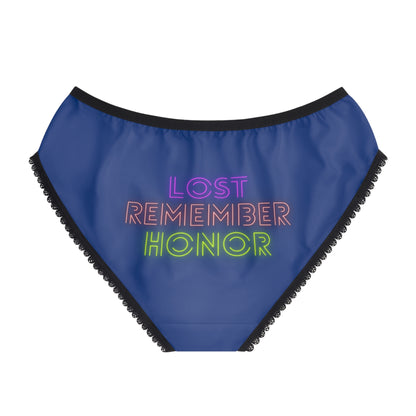 Women's Briefs: Lost Remember Honor Dark Blue