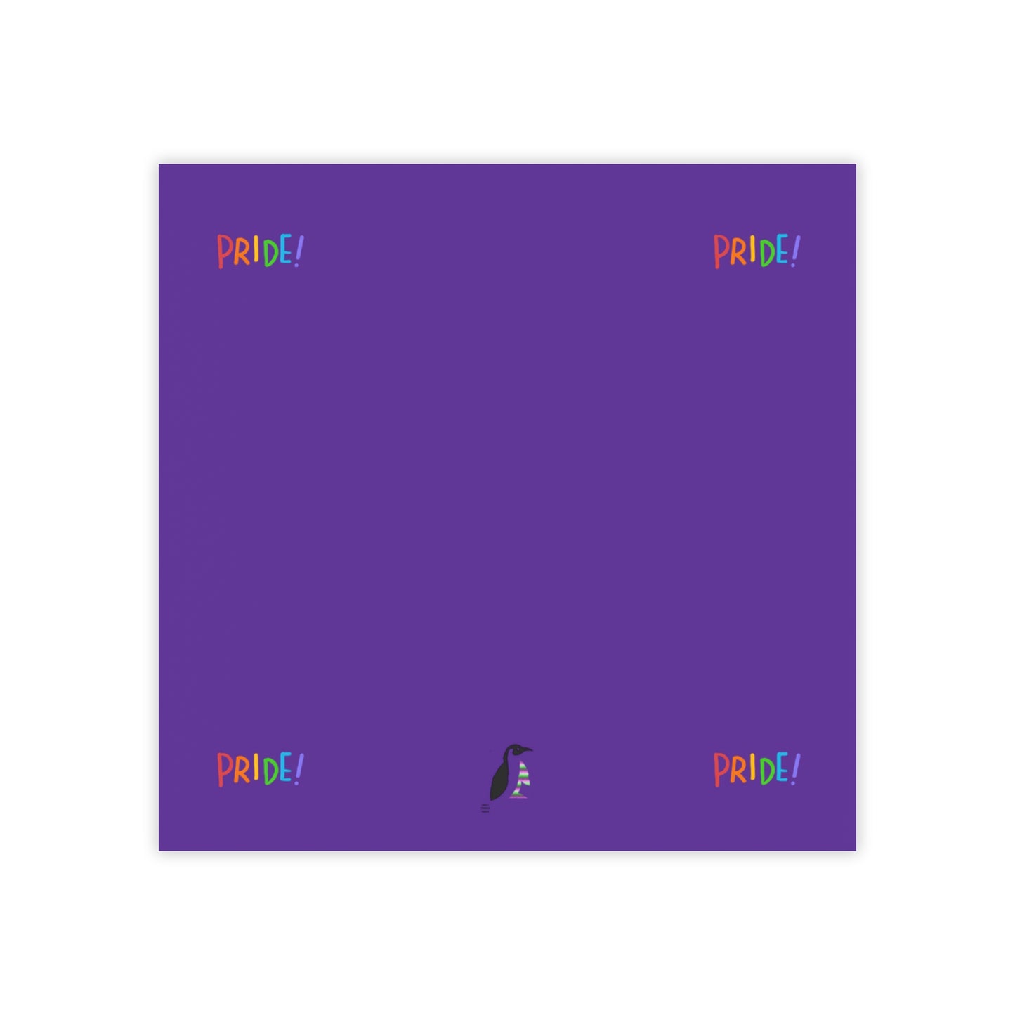 Post-it® Note Pads: LGBTQ Pride Purple