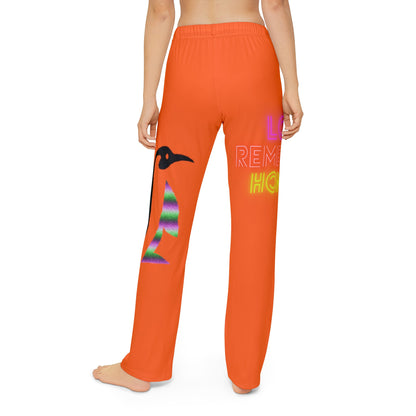 Kids Pajama Pants: Lost Remember Honor Orange 