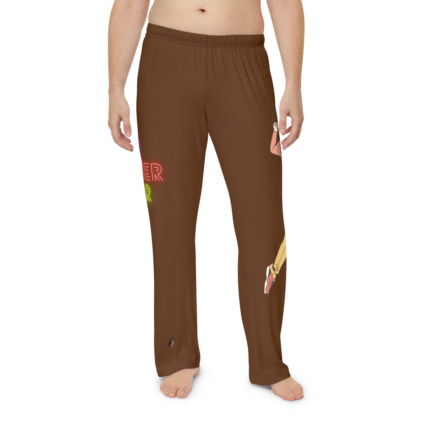 Men's Pajama Pants: Golf Brown