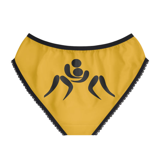 Women's Briefs: Wrestling Yellow