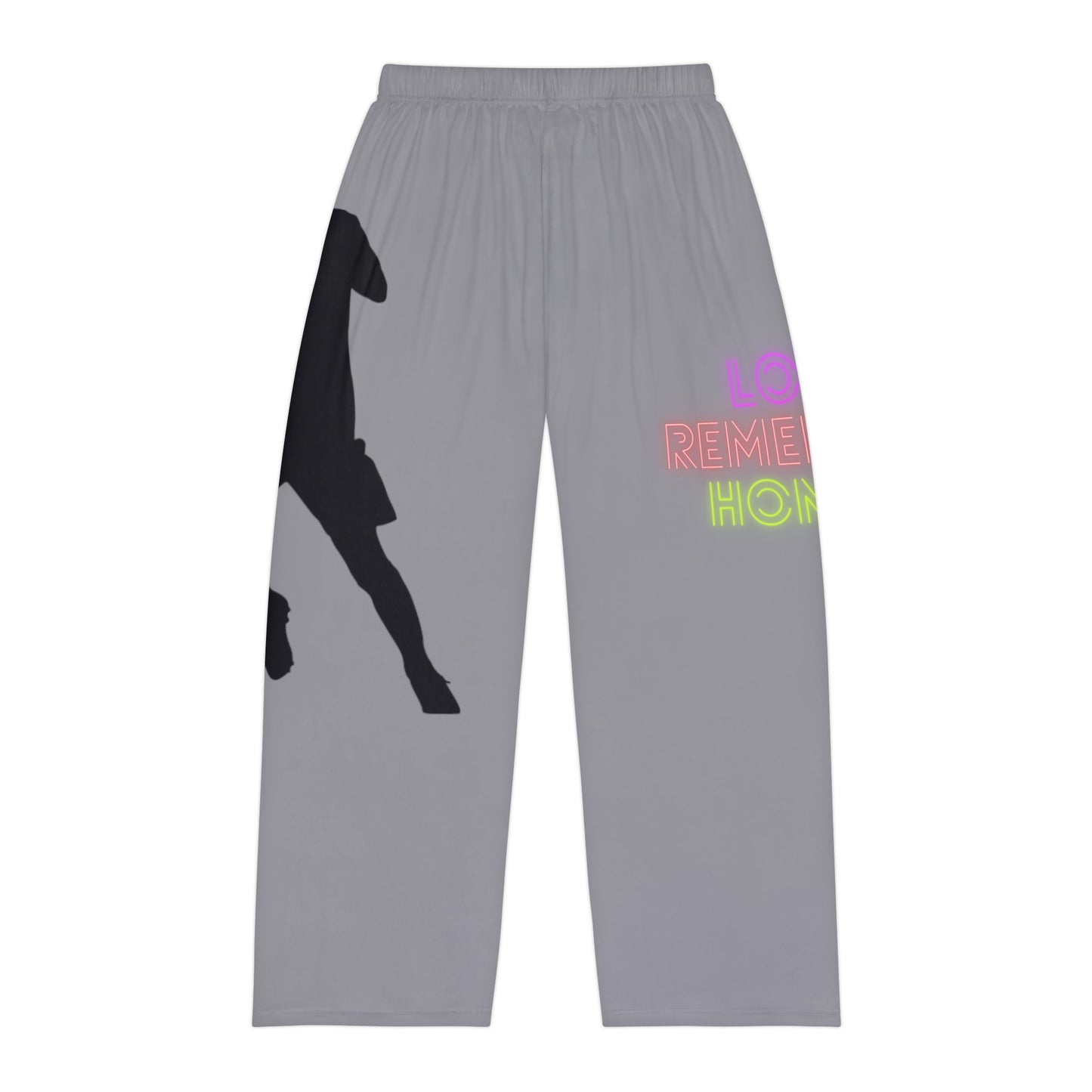 Men's Pajama Pants: Soccer Grey