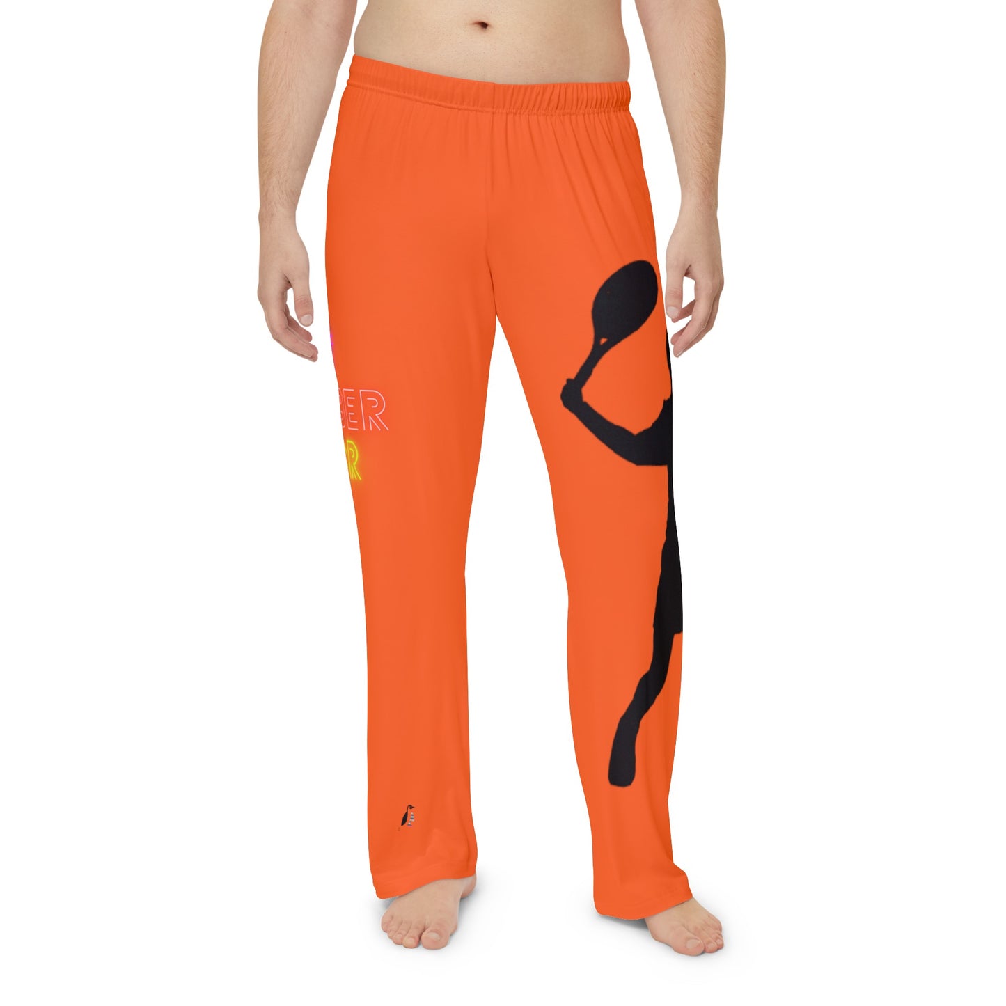 Men's Pajama Pants: Tennis Orange