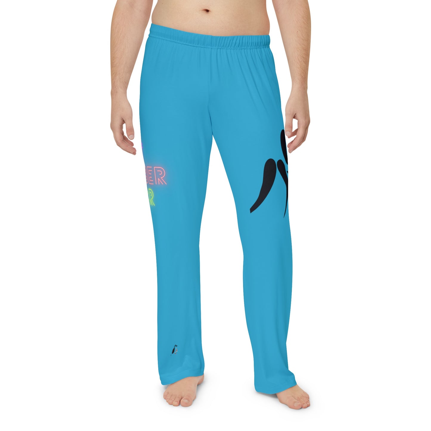 Men's Pajama Pants: Wrestling Turquoise