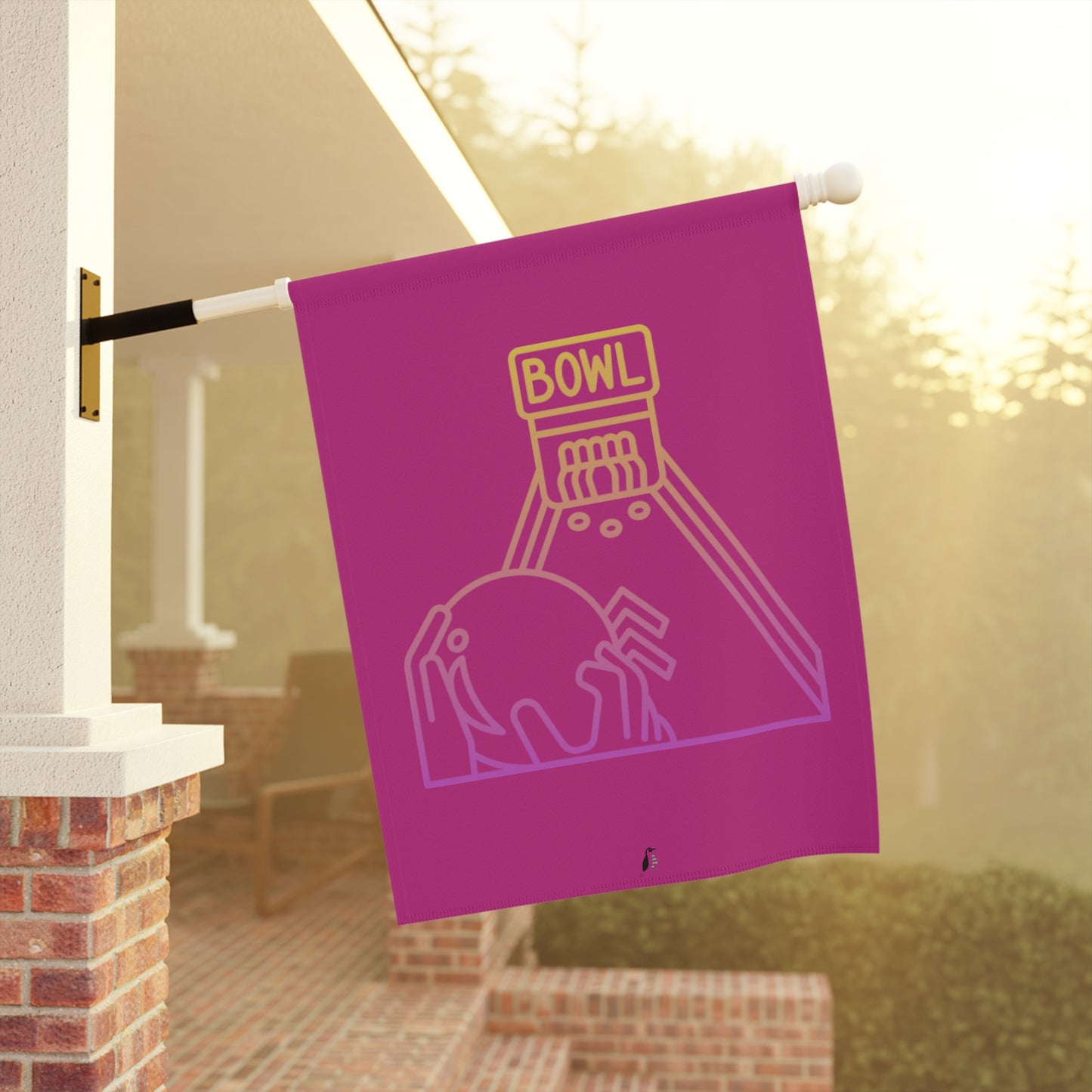 Garden & House Banner: Bowling Pink