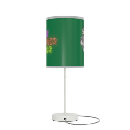 Lamp on a Stand, US|CA plug: Wolves Dark Green