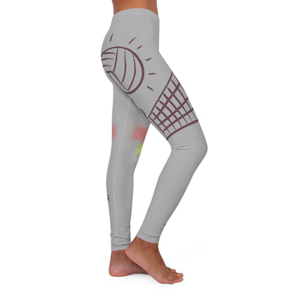 Women's Spandex Leggings: Volleyball Lite Grey