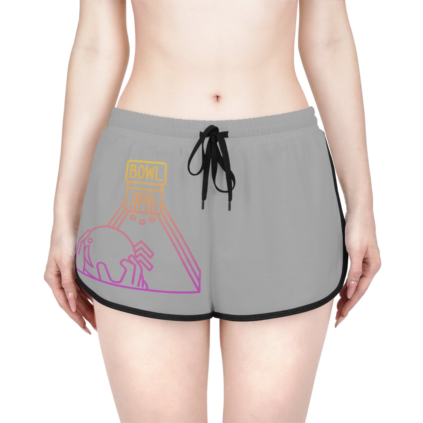 Women's Relaxed Shorts: Bowling Lite Grey