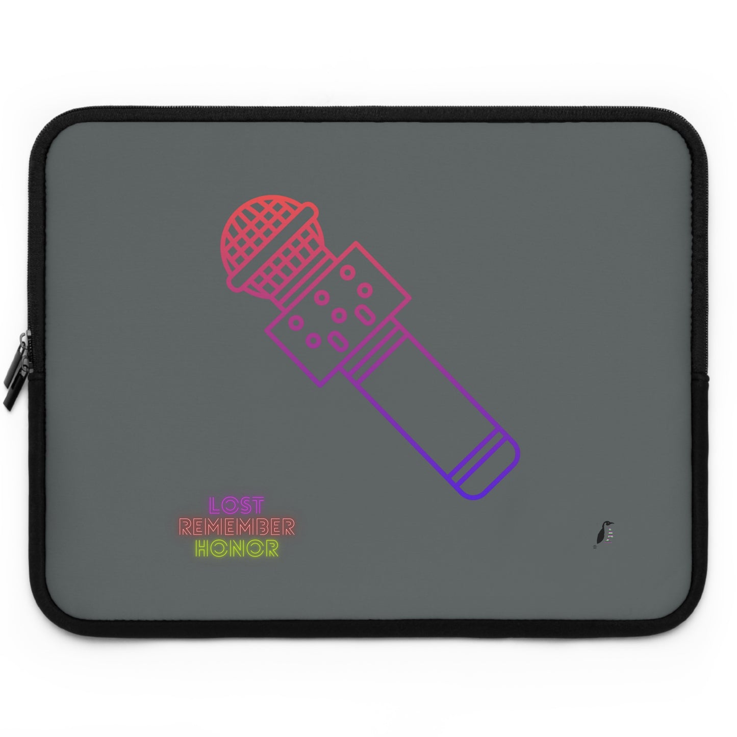 Laptop Sleeve: Music Dark Grey