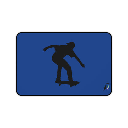 Desk Mat: Skateboarding Dark Blue