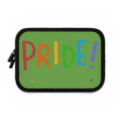 Laptop Sleeve: LGBTQ Pride Green