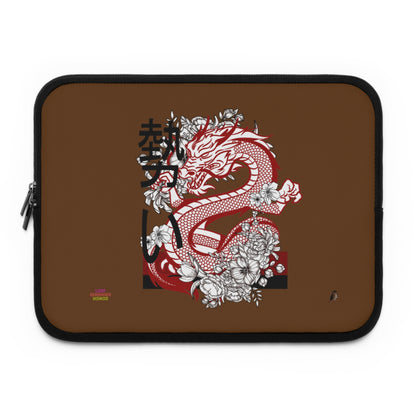 Laptop Sleeve: Dragons Brown