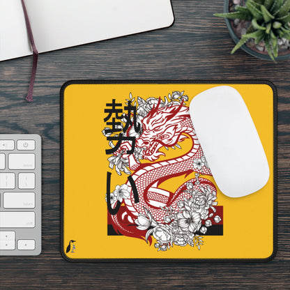 Gaming Mouse Pad: Dragons Yellow