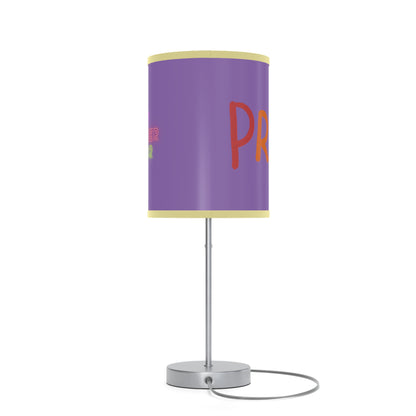 Lamp on a Stand, US|CA plug: LGBTQ Pride Lite Purple 