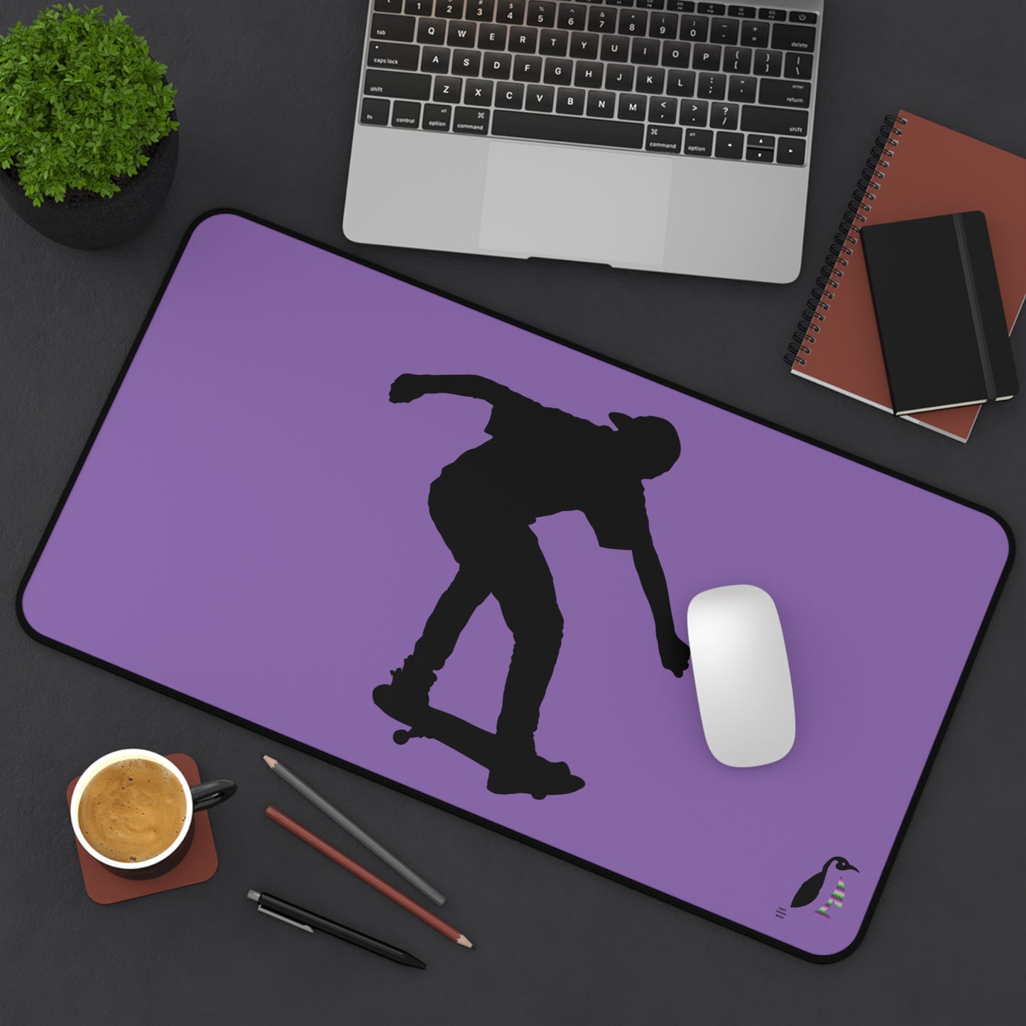 Desk Mat: Skateboarding Lite Purple