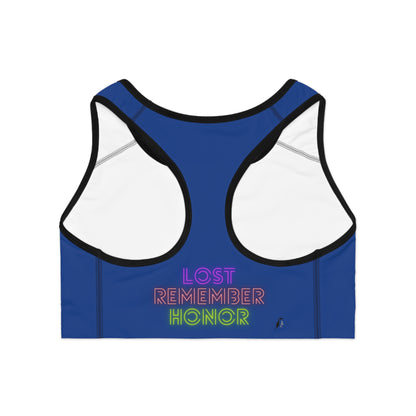 Sports Bra: Basketball Dark Blue