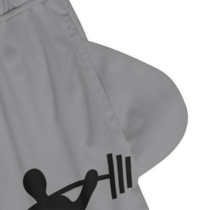 Basketball Rib Shorts: Weightlifting Grey