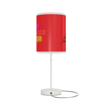 Lamp on a Stand, US|CA plug: Writing Red 