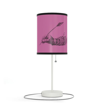 Lamp on a Stand, US|CA plug: Writing Lite Pink