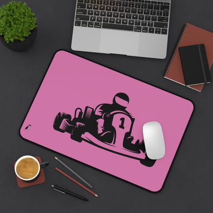 Desk Mat: Racing Lite Pink