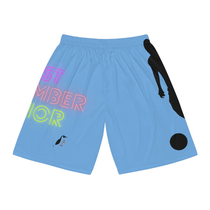 Basketball Shorts: Soccer Lite Blue