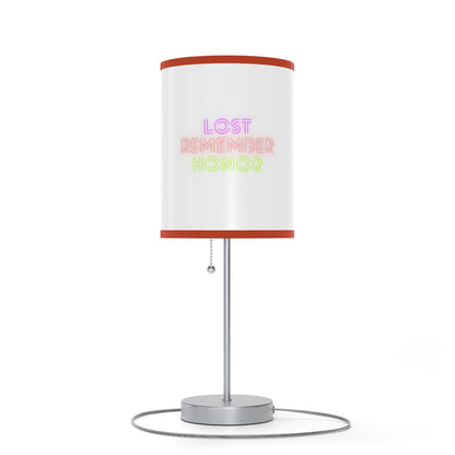 Lamp on a Stand, US|CA plug: Baseball White