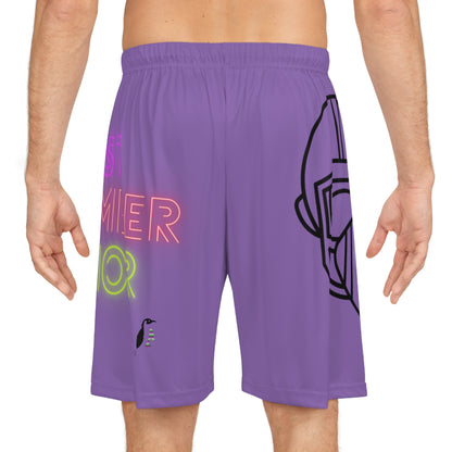 Basketball Shorts: Football Lite Purple