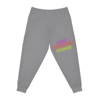 Athletic Joggers: Crazy Penguin World Logo Grey