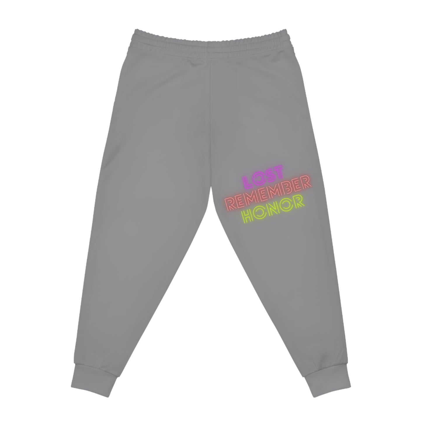 Athletic Joggers: Crazy Penguin World Logo Grey