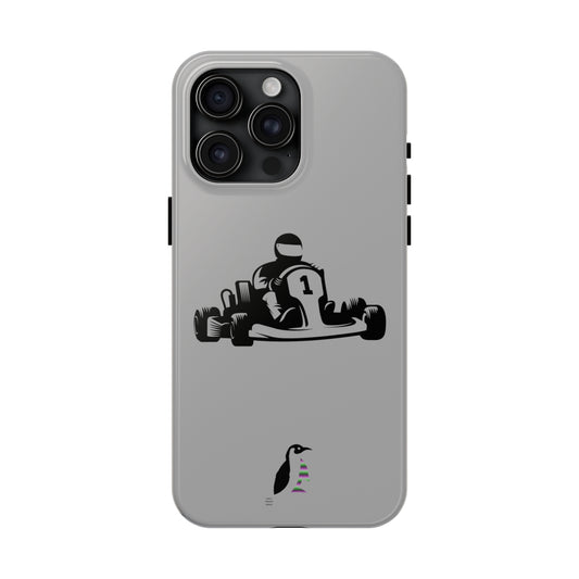 Tough Phone Cases (for iPhones): Racing Lite Grey