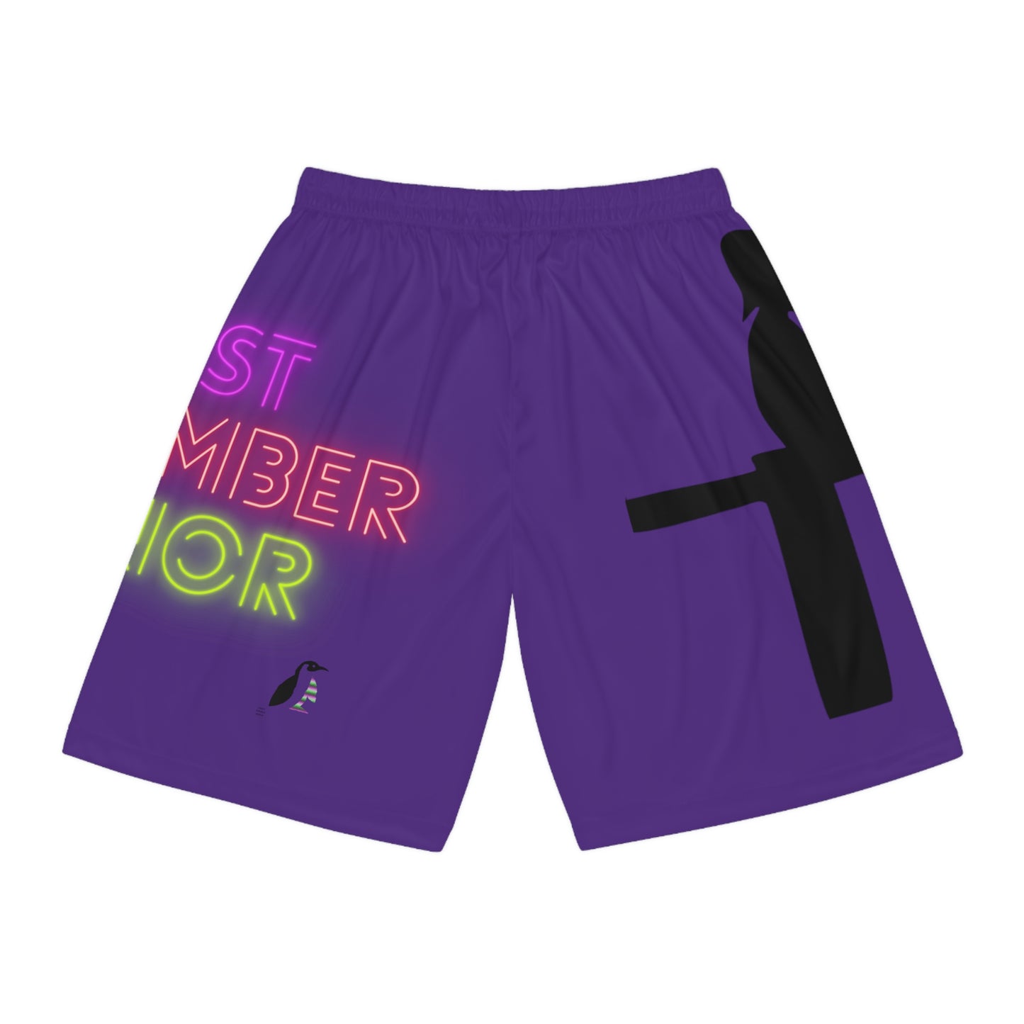 Basketball Shorts: Fishing Purple