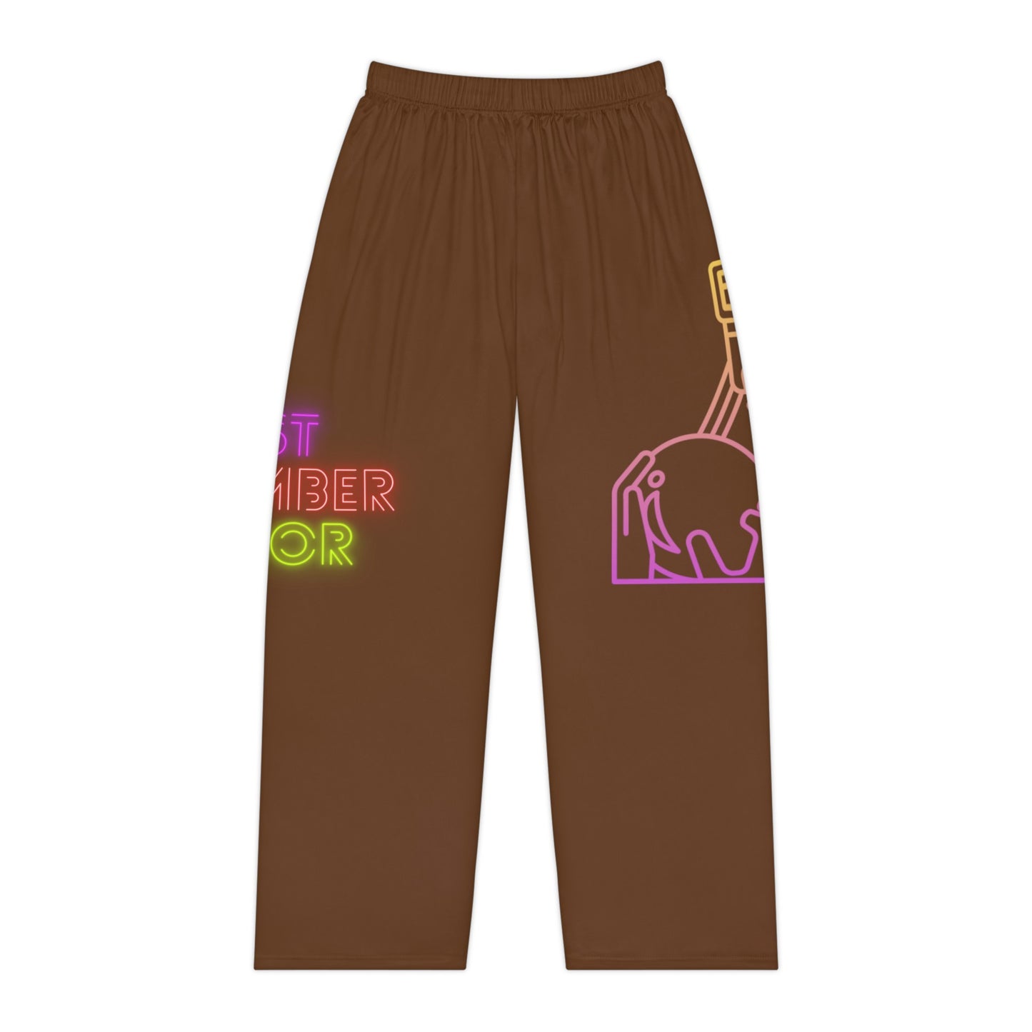 Women's Pajama Pants: Bowling Brown