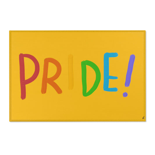 Area Rug (Rectangle): LGBTQ Pride Yellow