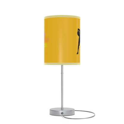 Lamp on a Stand, US|CA plug: Basketball Yellow