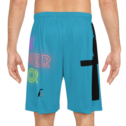 Basketball Shorts: Fishing Turquoise