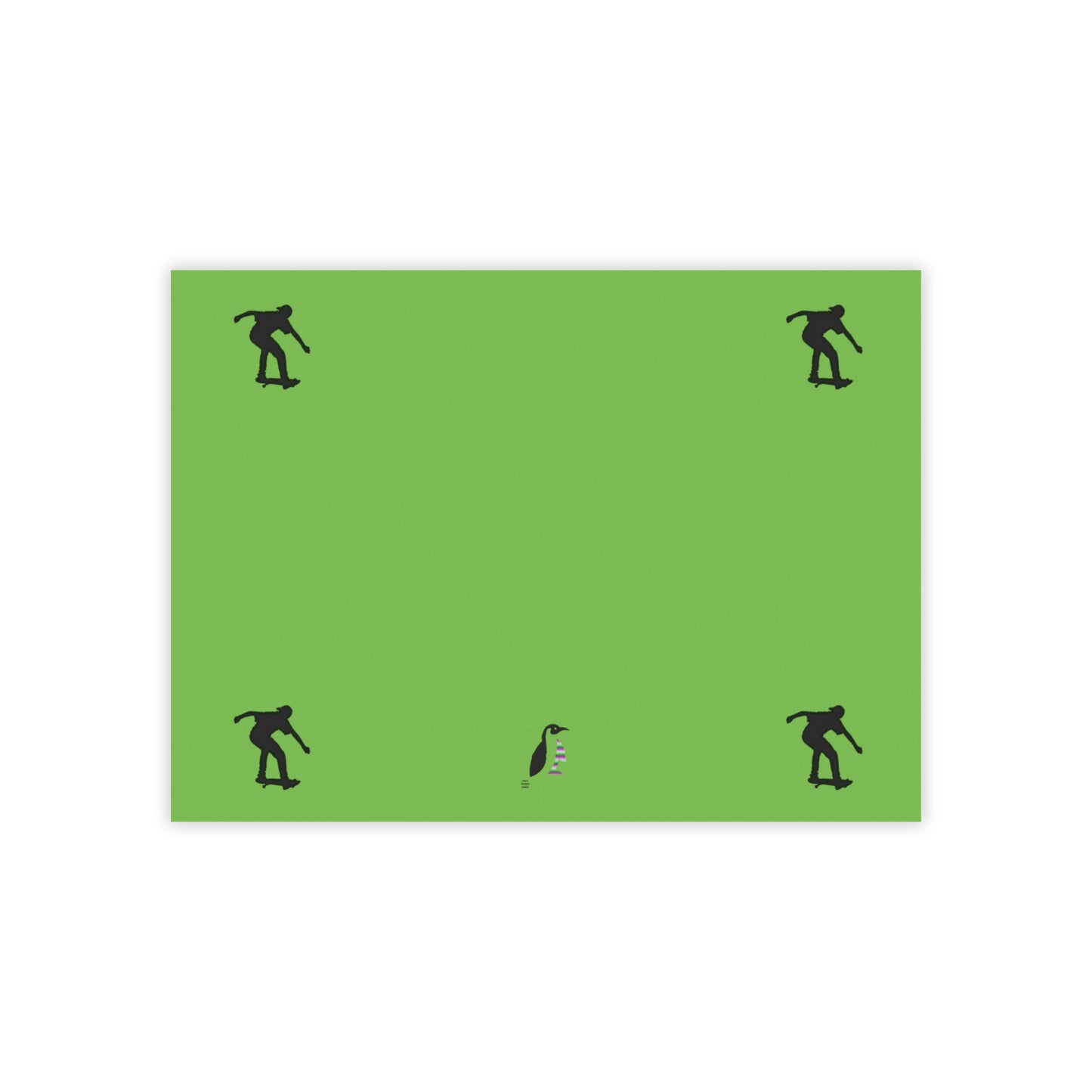 Post-it® Note Pads: Skateboarding Green