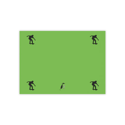 Post-it® Note Pads: Skateboarding Green