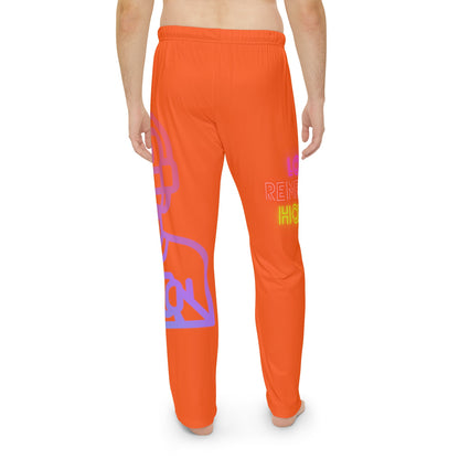 Men's Pajama Pants: Gaming Orange