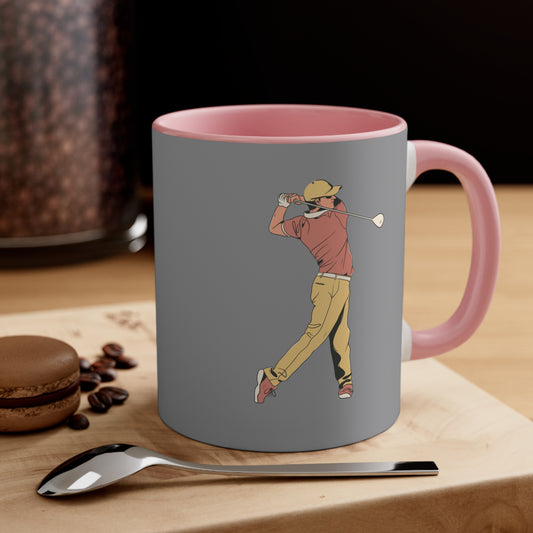 Accent Coffee Mug, 11oz: Golf Grey