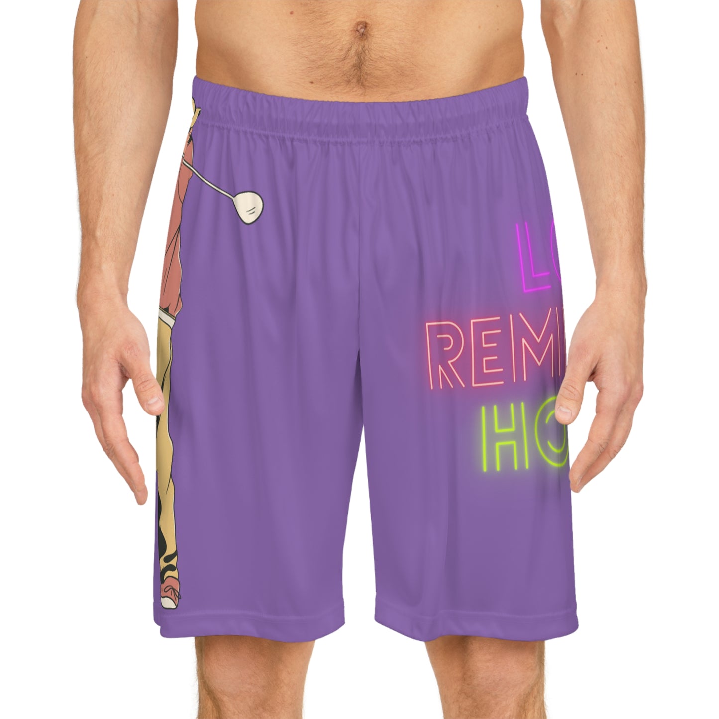 Basketball Shorts: Golf Lite Purple